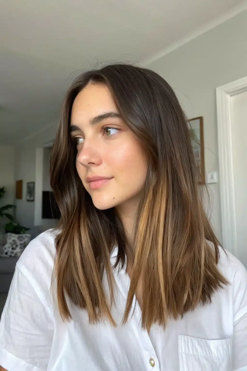6) Icy Ash Brown Highlights