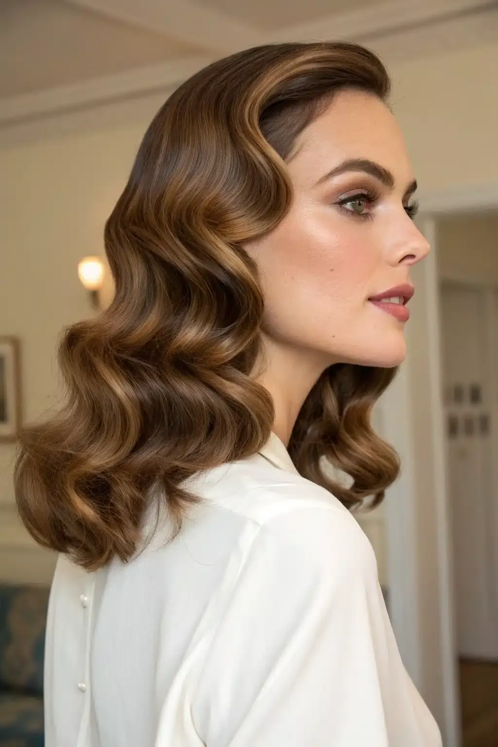 12) Vintage Hollywood waves