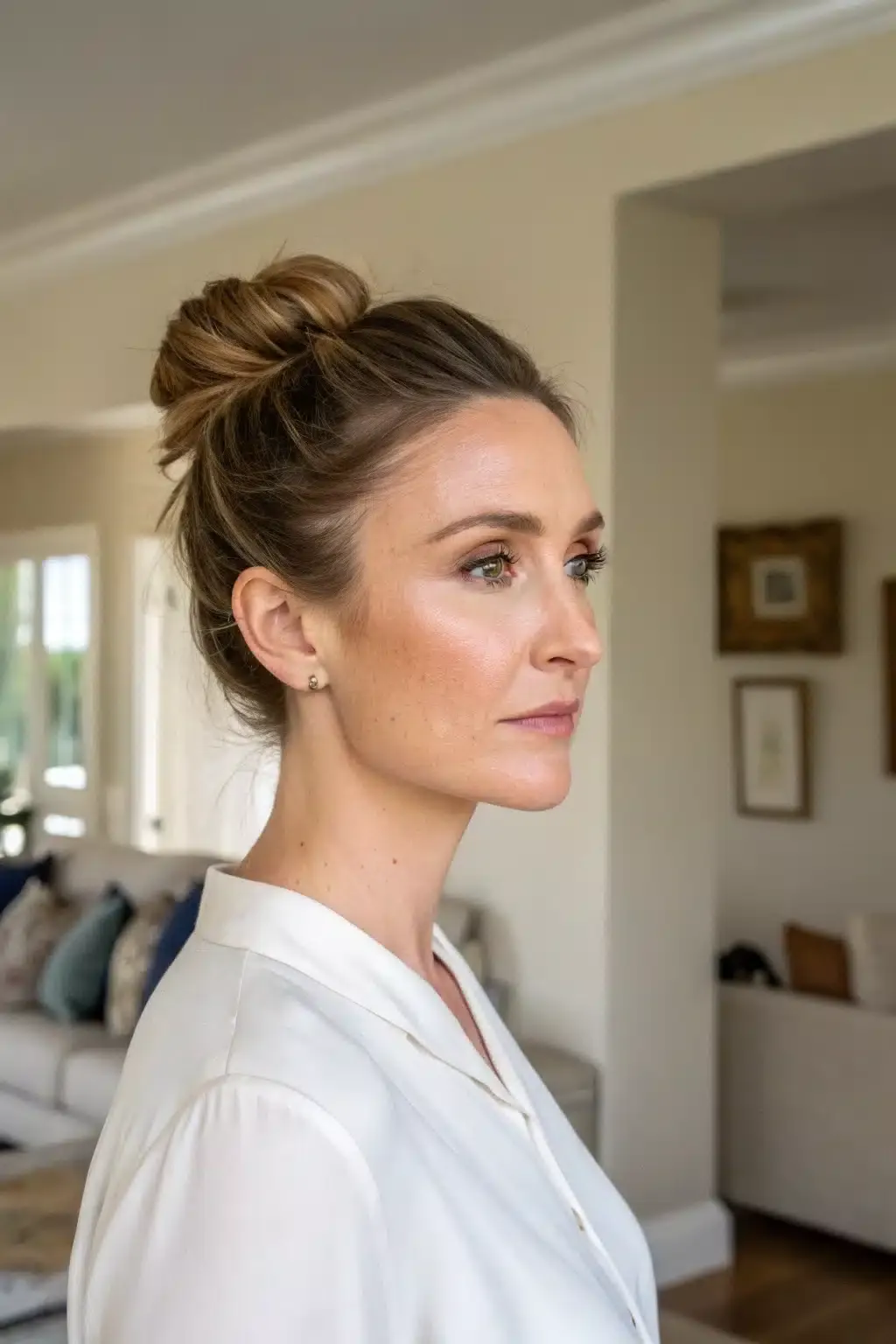 15) Sophisticated Knot Bun