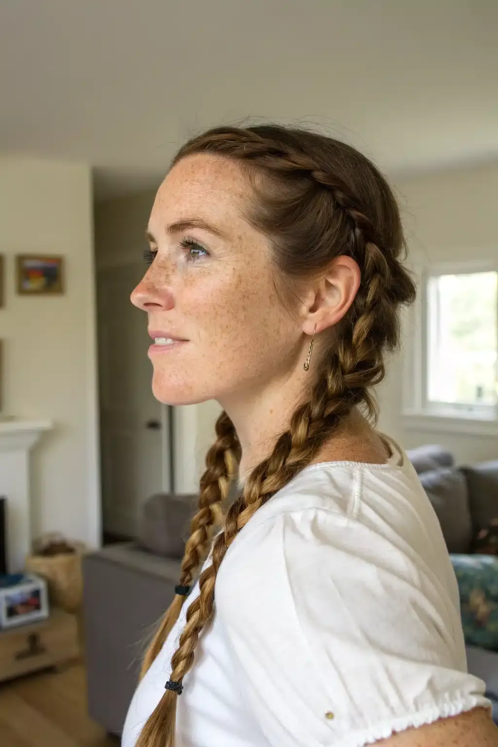 9) Double Dutch braid pigtails