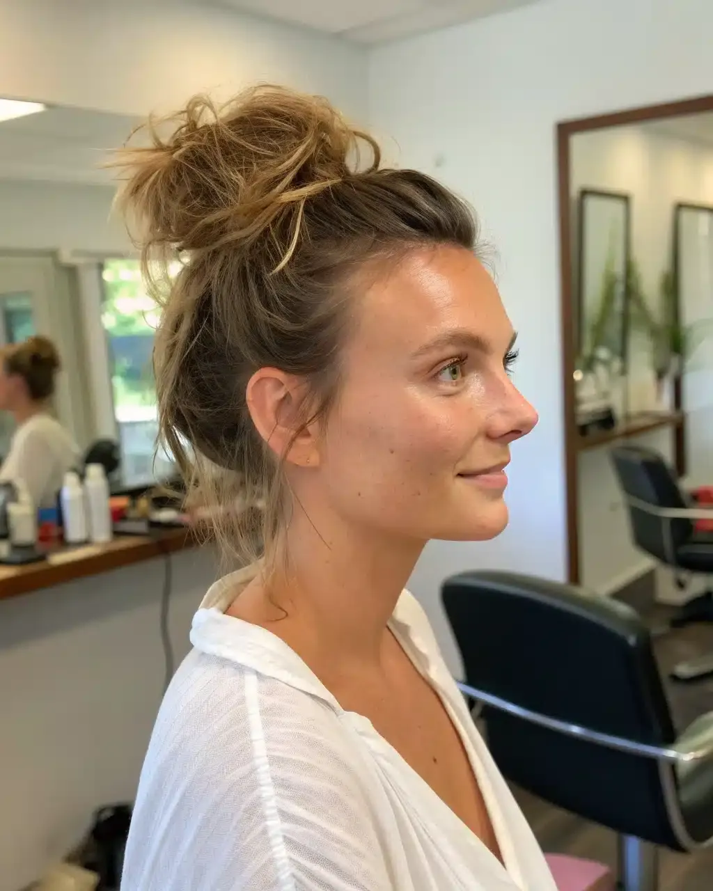 15. Quick Five-Minute Messy Bun