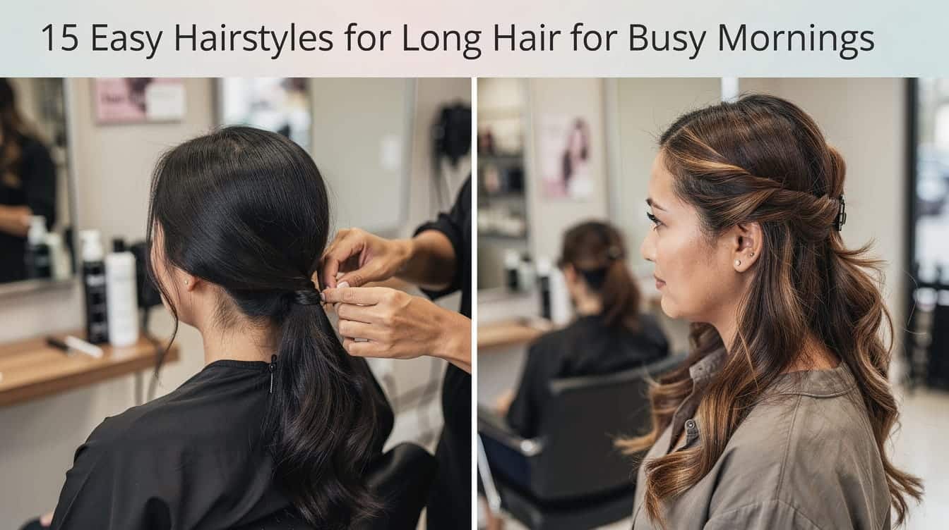 15 Easy Hairstyles for Long Hair for Busy Mornings
