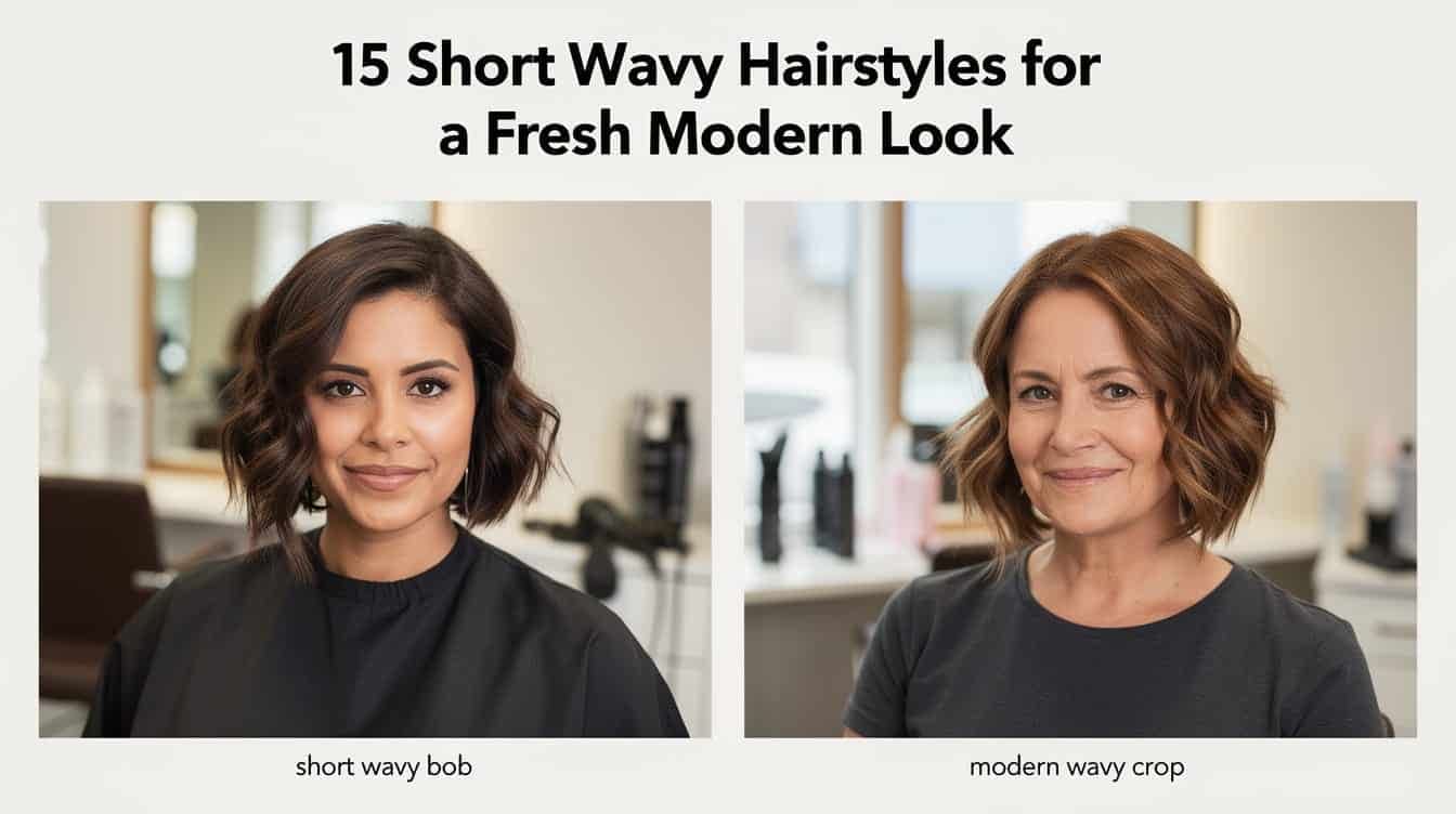 15 Short Wavy Hairstyles for a Fresh Modern Look