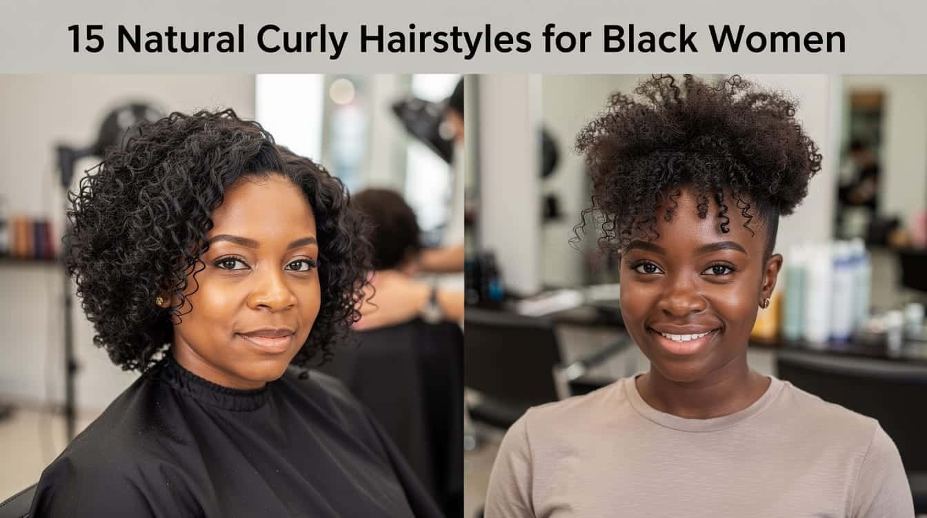 15 Stunning Natural Curly Hairstyles for Black Women