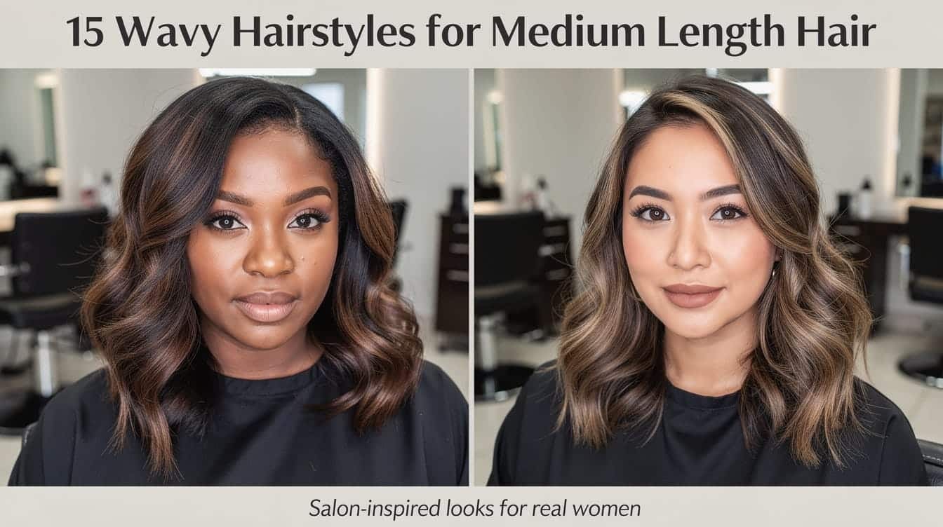 15 Wavy Hairstyles for Medium Length Hair You Need to Try
