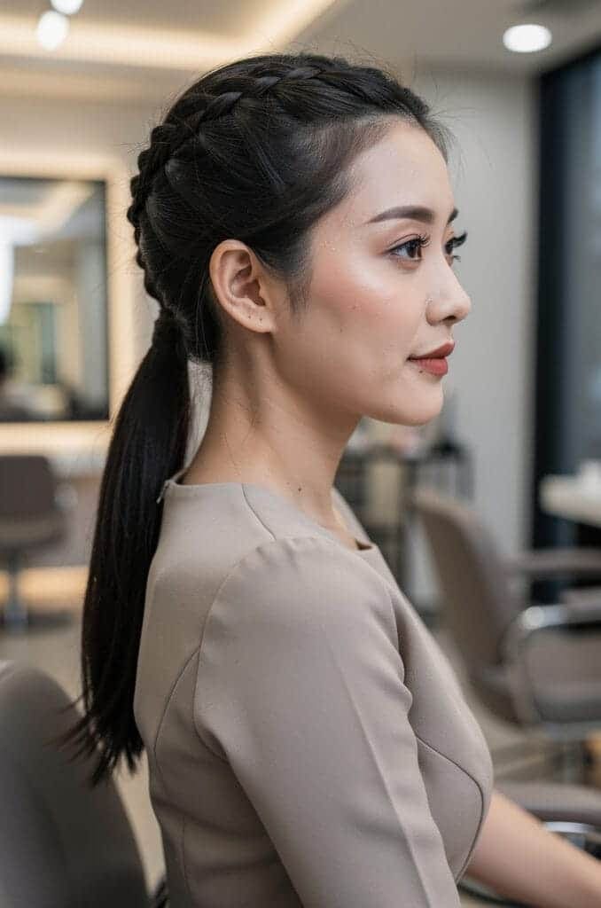 French Braid Pony
