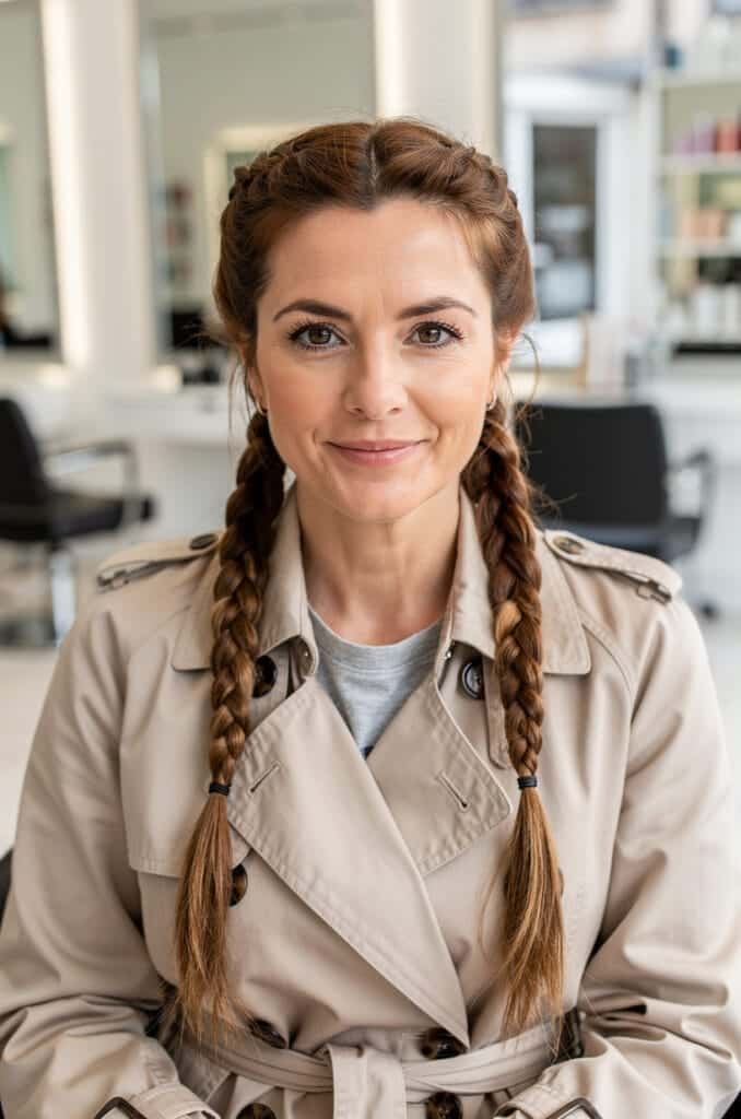 French Braided Pigtails