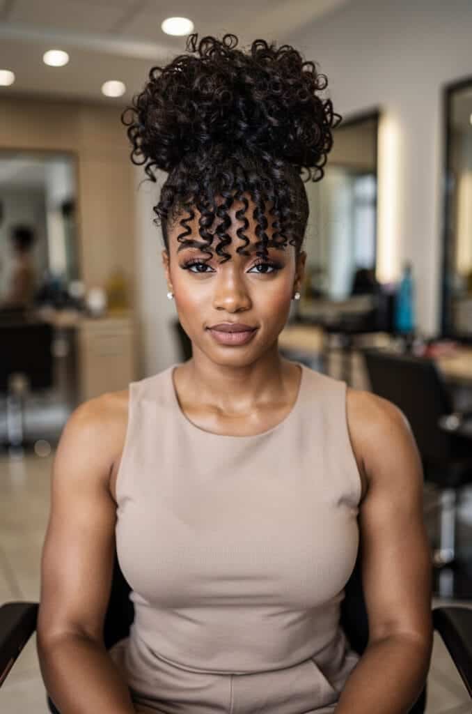 High Pineapple Updo