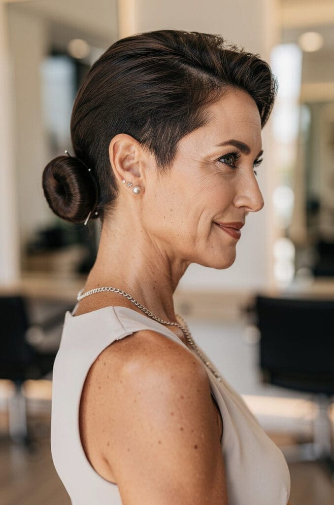 Pinned Tucked Ponytail