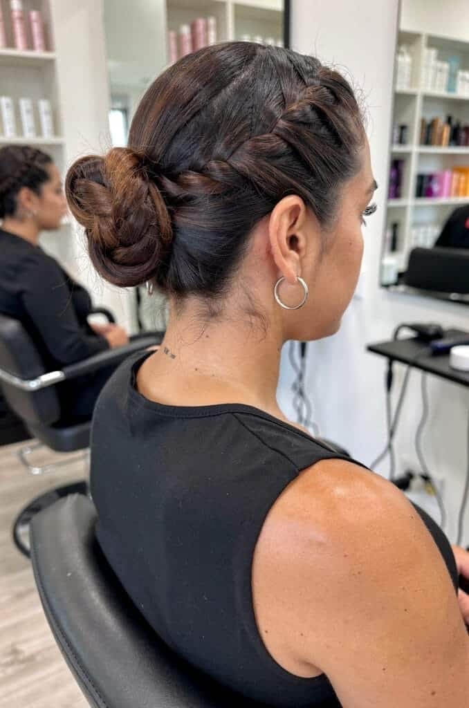 Twisted Low Bun