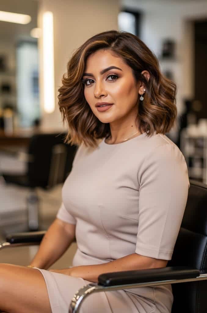 Voluminous Wavy Bob