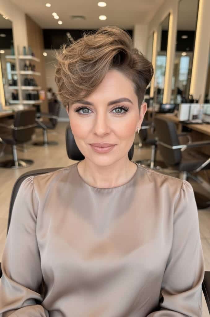 Wavy Pixie Cut