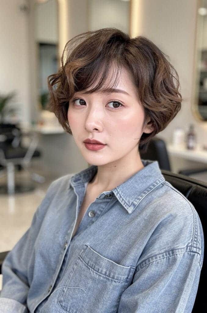 Wavy Pixie with Fringe