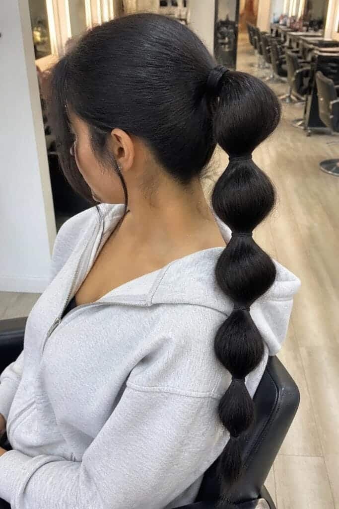 11. Bubble Ponytail