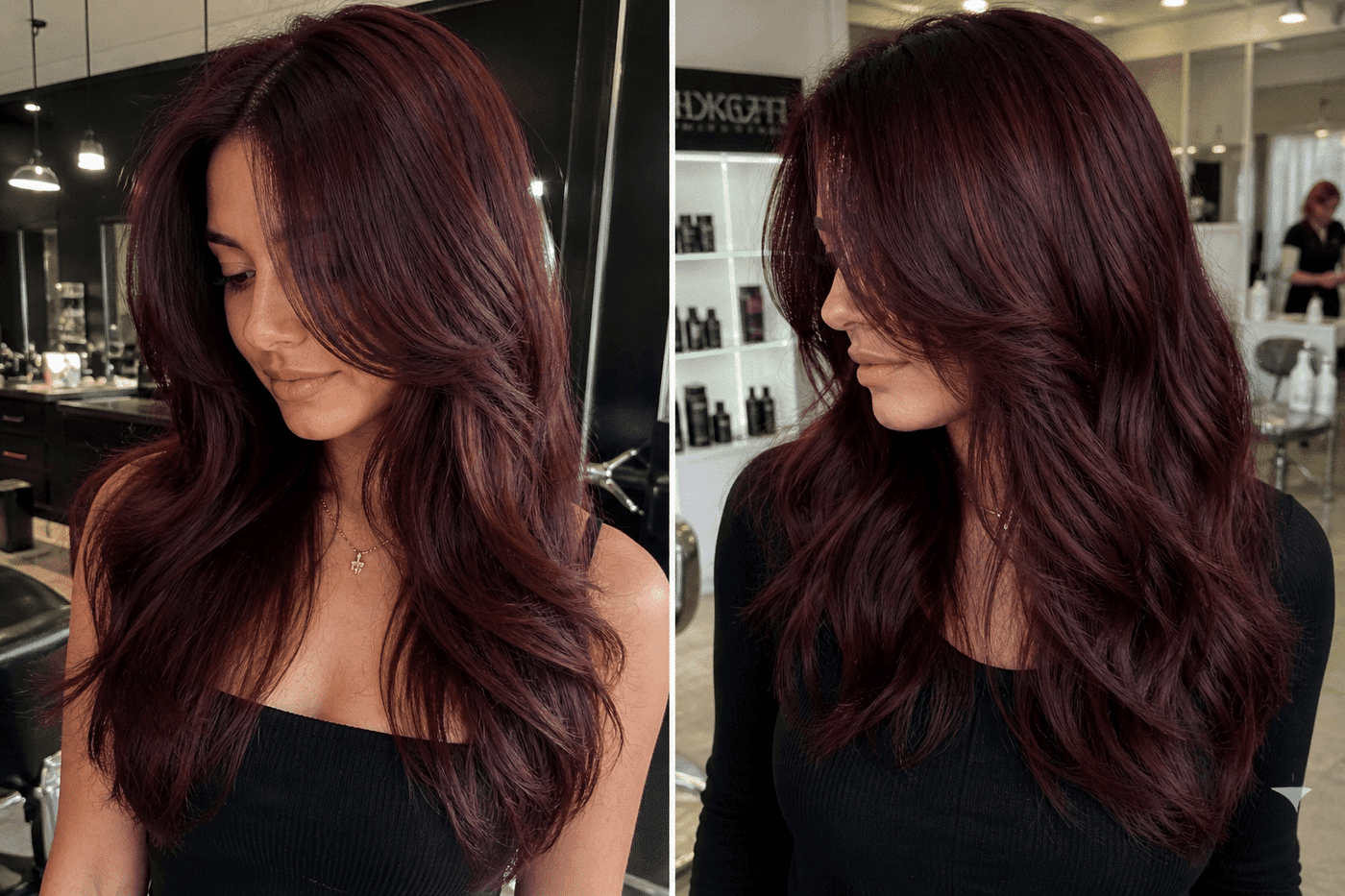 15 Cherry Cola Hair Color Ideas for Brunettes