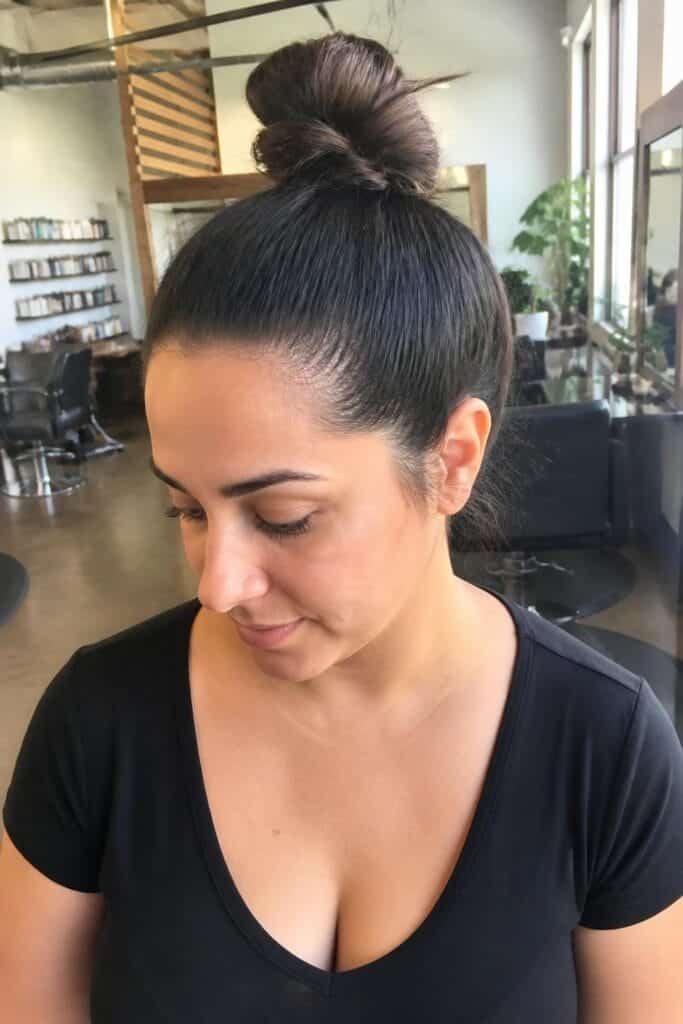 15. Simple Top Knot
