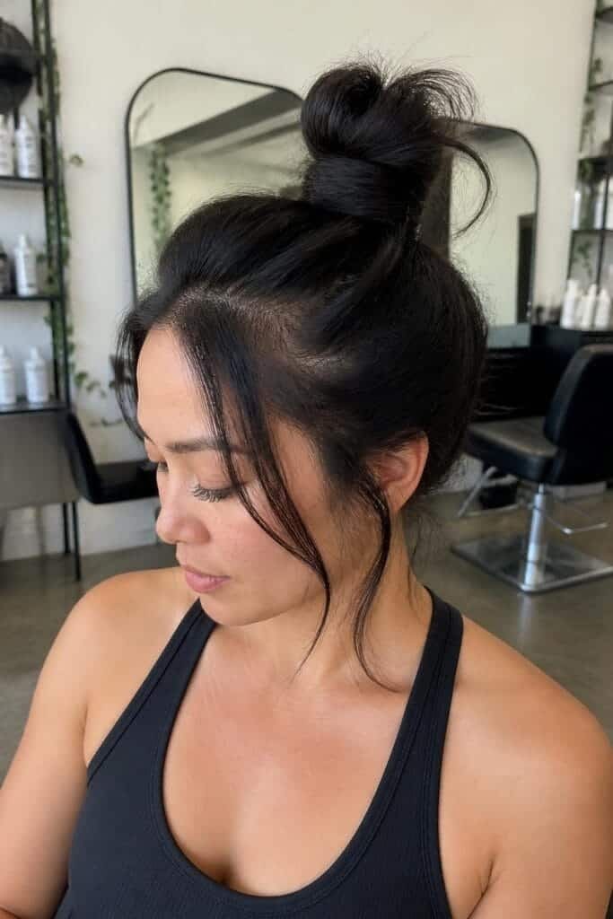 15. Simple Top Knot