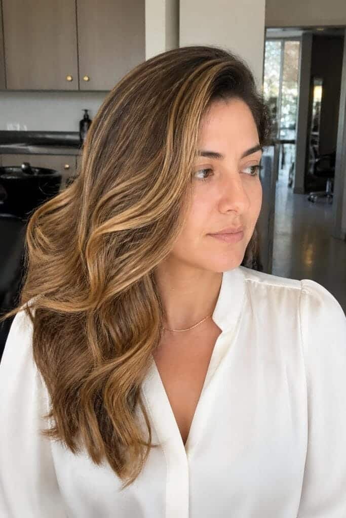 Beach Waves with a Deep Side Part