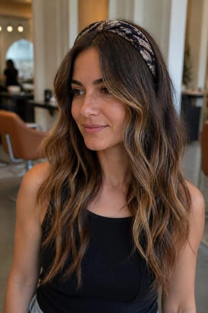 Beach Waves with a Headband