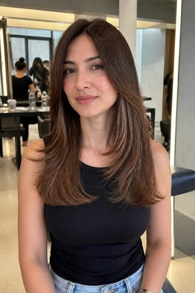 Blunt Cut with Long Layers
