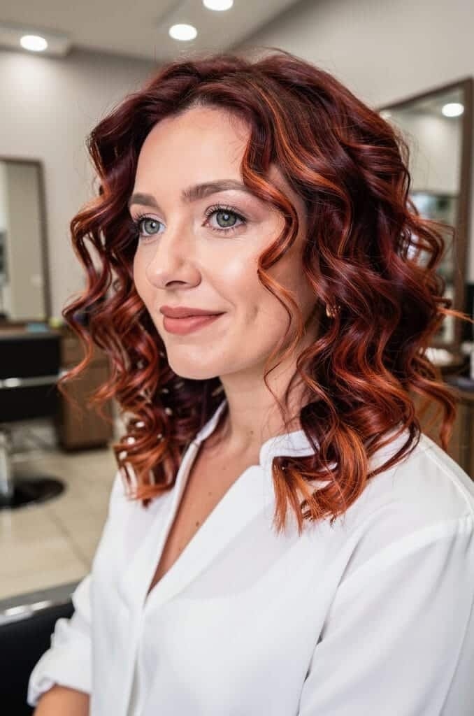 Cherry Cola with Copper Tones