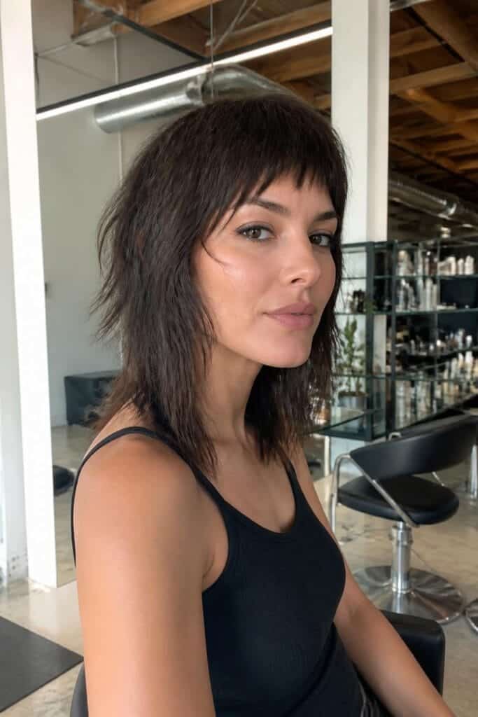 Choppy Layers with Micro Bangs