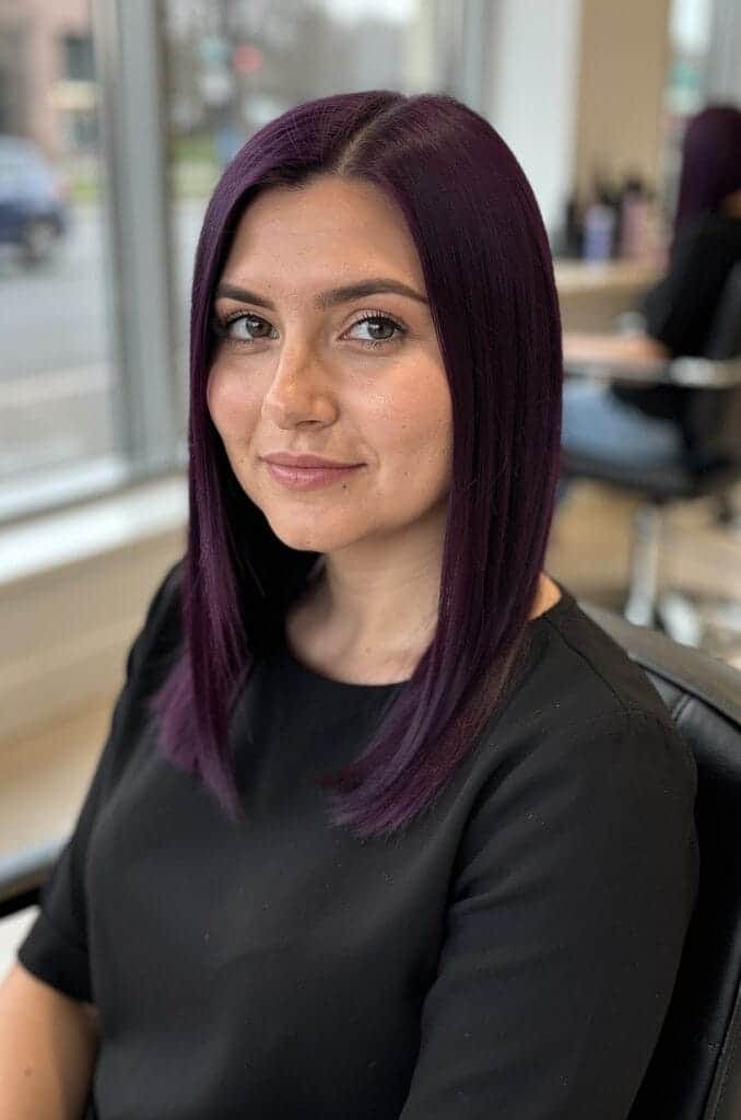 Classic Deep Plum All-Over Color