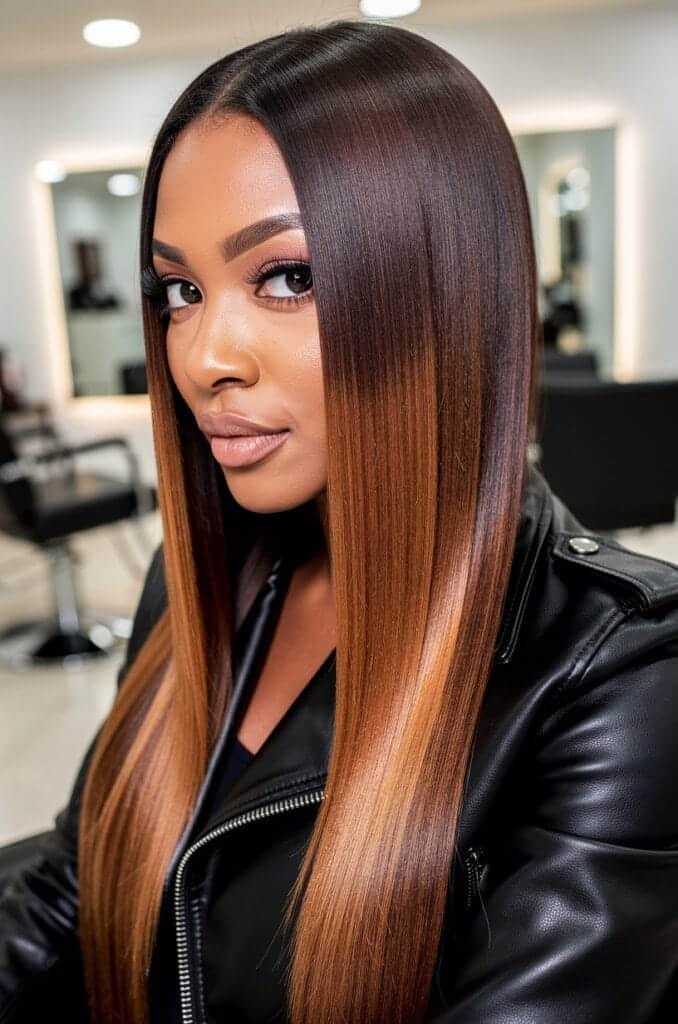 Cocoa Cinnamon Ombre from Dark Roots
