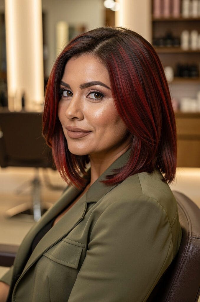 Cocoa Cinnamon with Auburn Tones