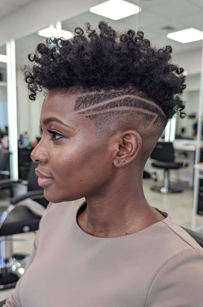 Curly Undercut