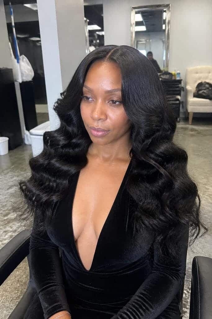 Deep Wave Glamorous Curtain Style