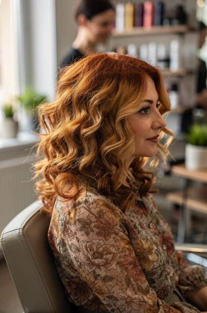 Ginger Brown and Honey Highlights