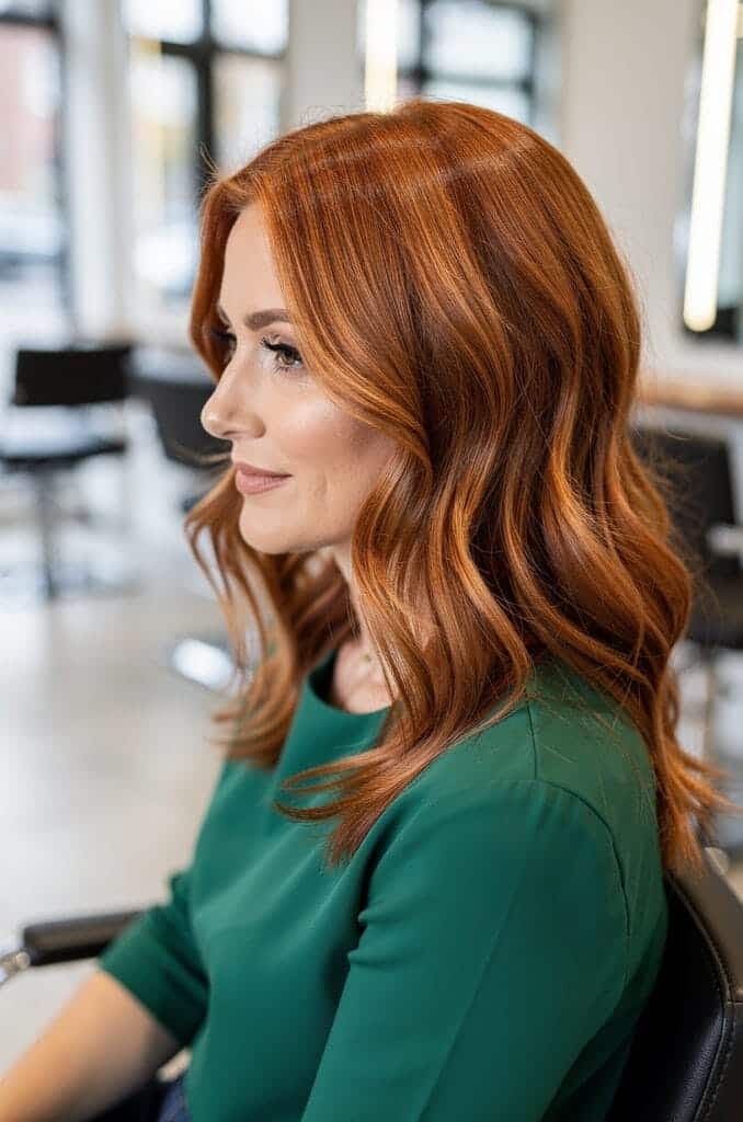 Ginger Brown with Copper Accents