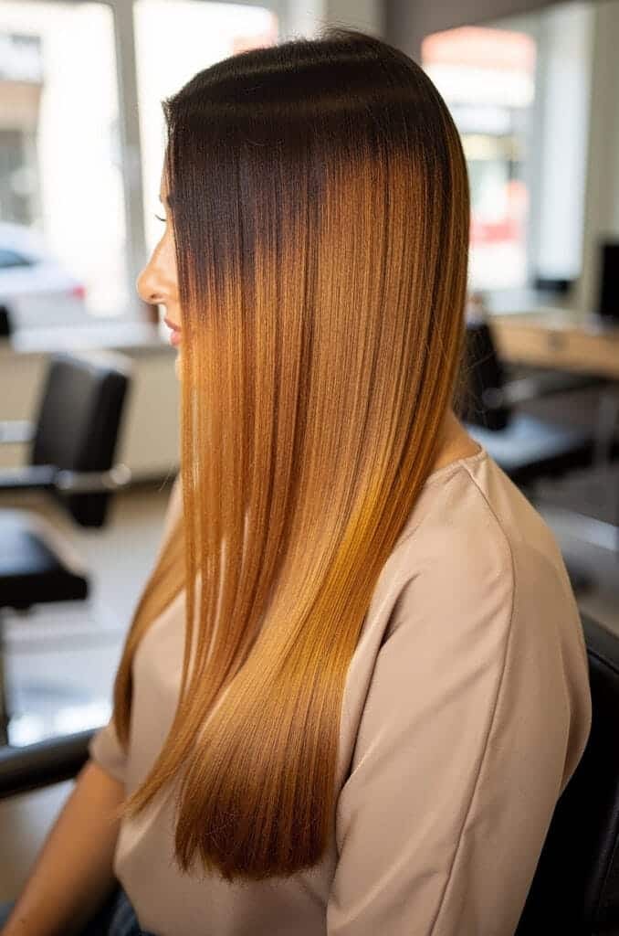 Golden Copper Ombré