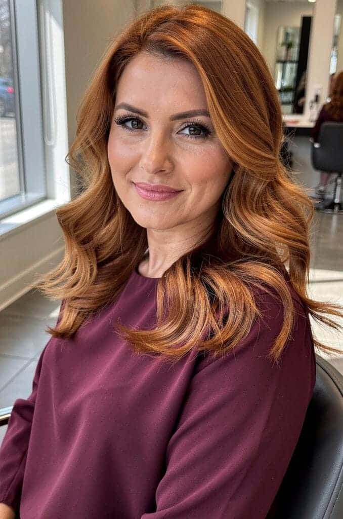 Golden Copper with Auburn Tones