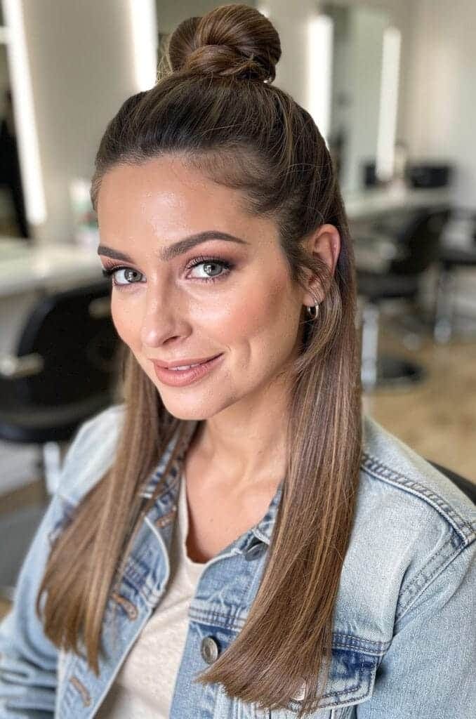 Half Up Top Knot