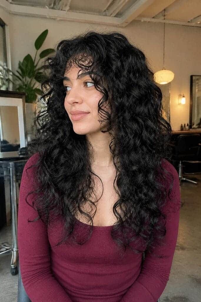 Long Shag with Curly Texture