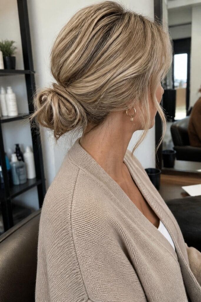 Low Messy Bun