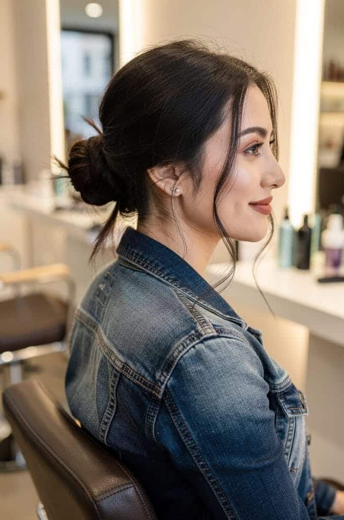 Low Messy Bun