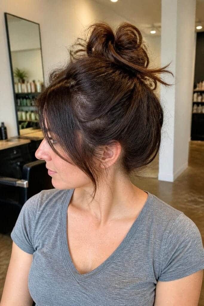 Messy Top Knot