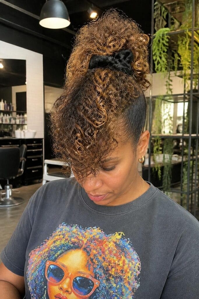 Pineapple Updo