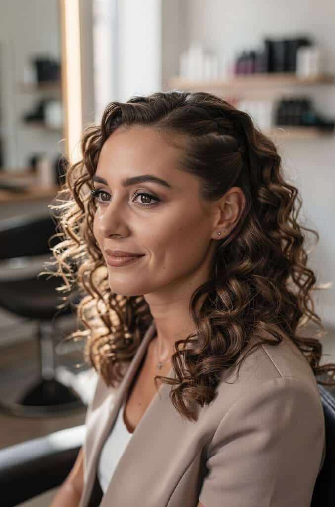 Pinned Back Curls