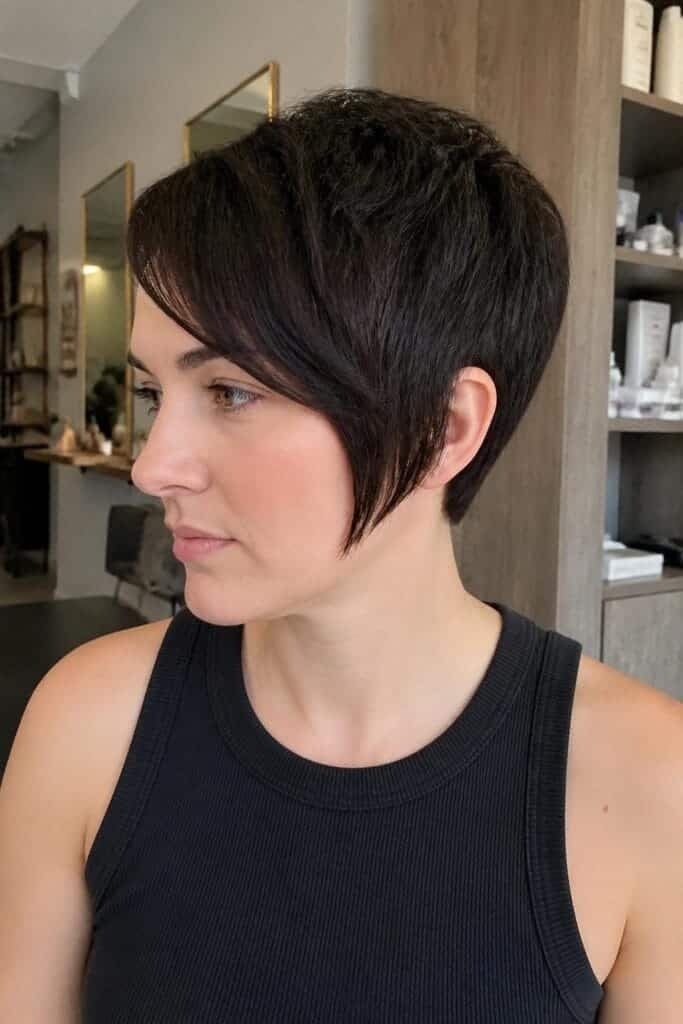 Pixie with Long Sideburns