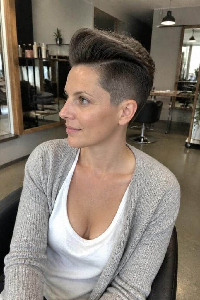 Pixie with Long Top and Short Sides