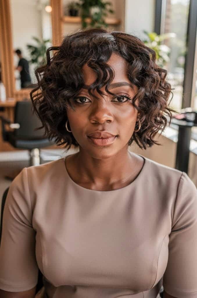 Short Curly Shag
