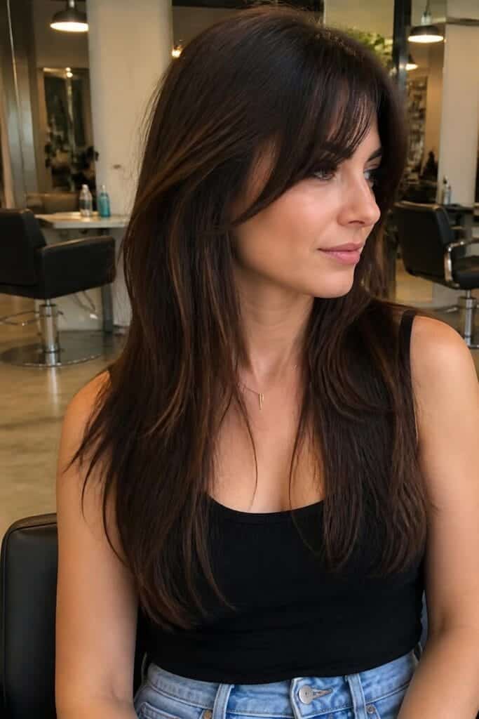 Side-Swept Bangs