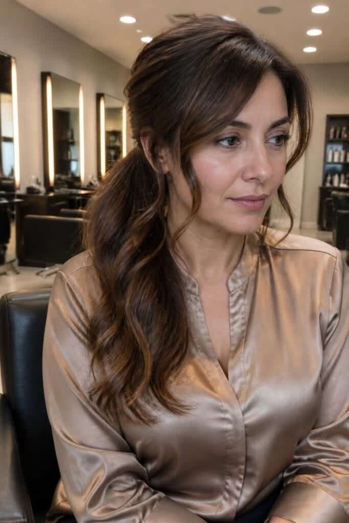Side-Swept Pigtails