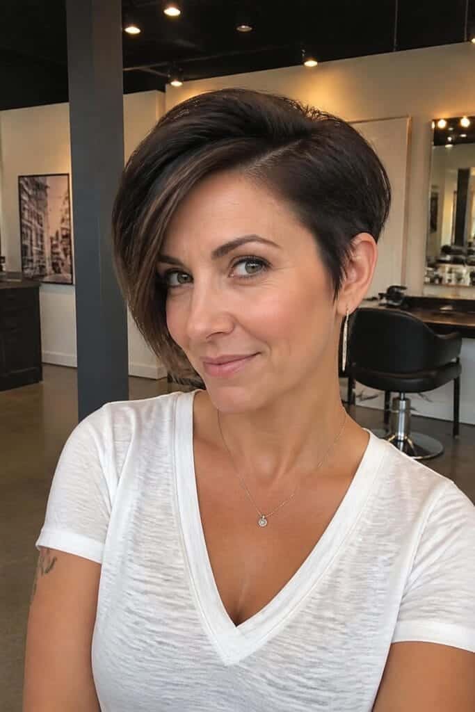 Side-Swept Pixie