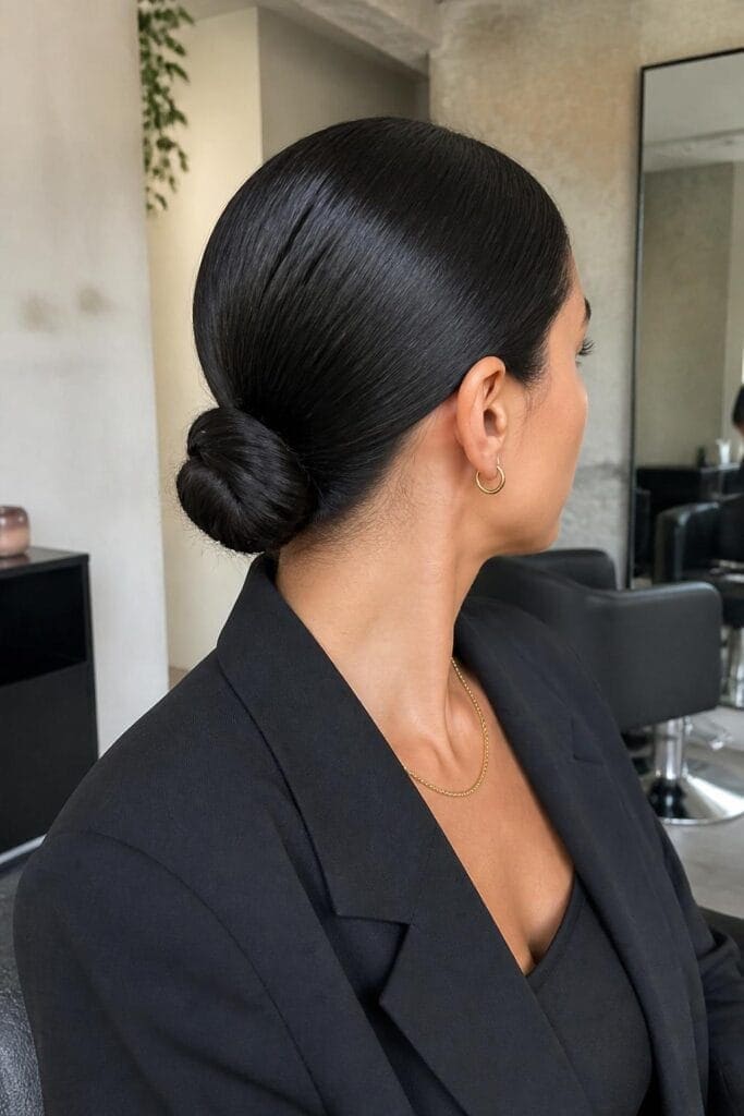 Sleek Low Bun