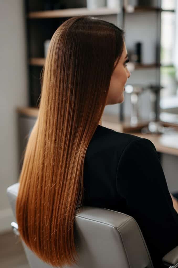 Soft Ginger Brown Ombre